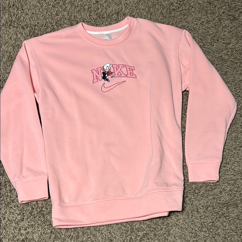 Nike Pink Spiderman Sweatshirt